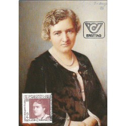 Austria 1983, H. Burjan, błogosławiona. Karta maksimum