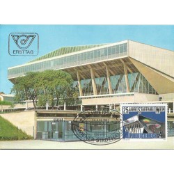 Austria 1983, Hala sportowa i koncertowa, sport i muzyka. Karta maksimum