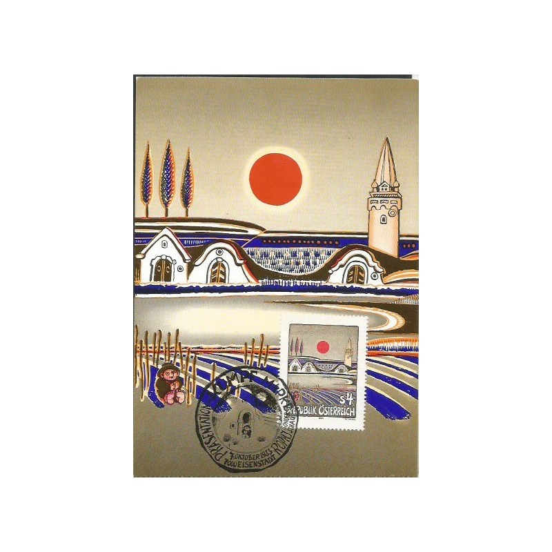 Austria 1983, Malarstwo. Karta maksimum