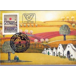 Austria 1983, Malarstwo. Karta maksimum