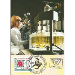 Austria 1983, Medycyna. Międzynarodowy Kongres Chemioterapii. Karta maksimum