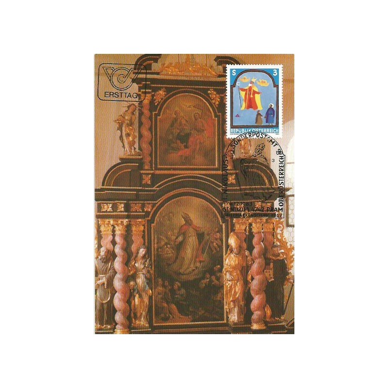 Austria 1983, Święty Mikołaj. Karta maksimum