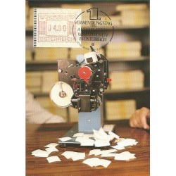 Austria 1983, Znaczek z automatu. Karta maksimum