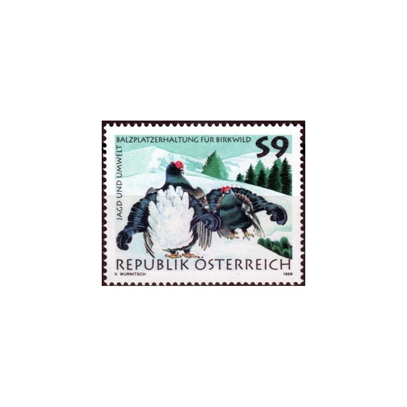 Austria 1998, Ptaki: cietrzew **