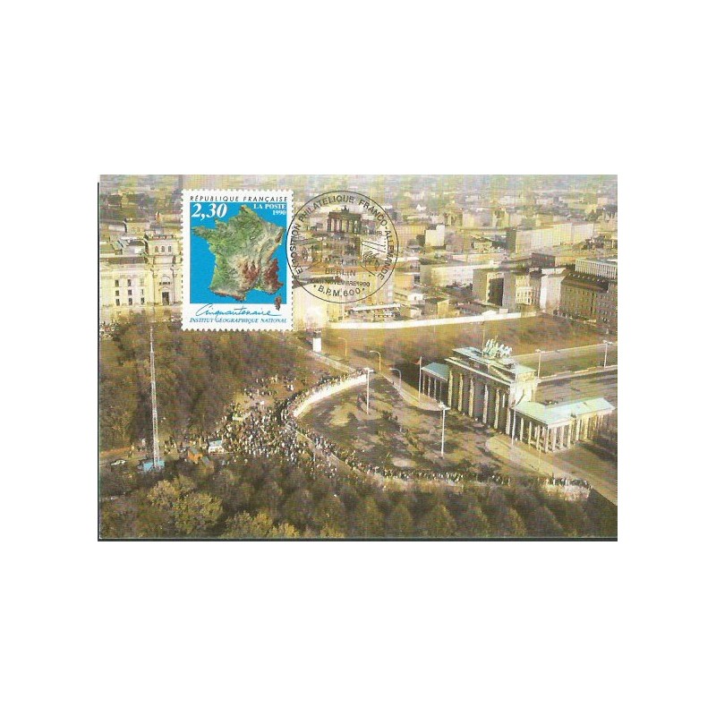 Francja 1990, Geografia. Karta maksimum