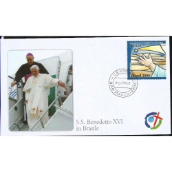 Brazylia 2007, Papież Benedykt XVI. Koperta