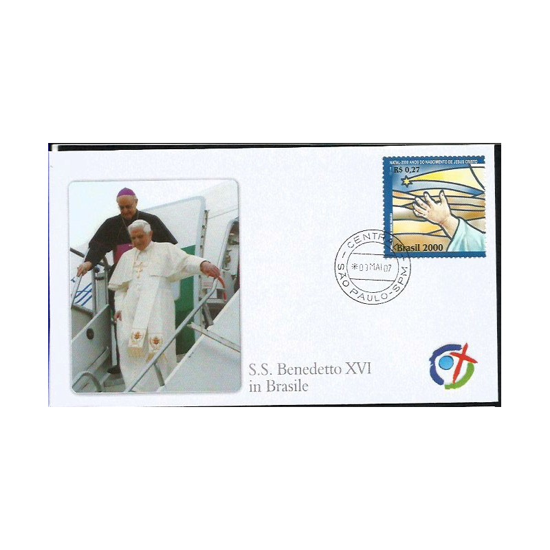 Brazylia 2007, Papież Benedykt XVI. Koperta
