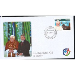 Brazylia 2007, Papież Benedykt XVI. Koperta
