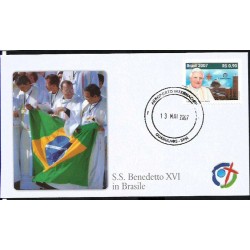 Brazylia 2007, Papież Benedykt XVI. Koperta
