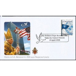 ONZ 2008, Papież Benedykt XVI. Datownik