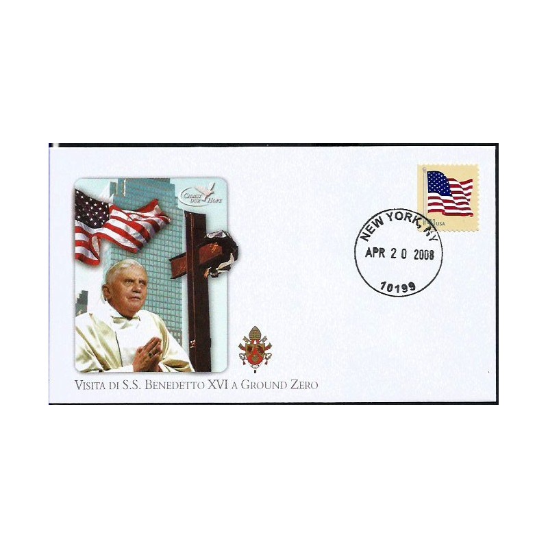 USA 2008, Papież Benedykt XVI. Koperta