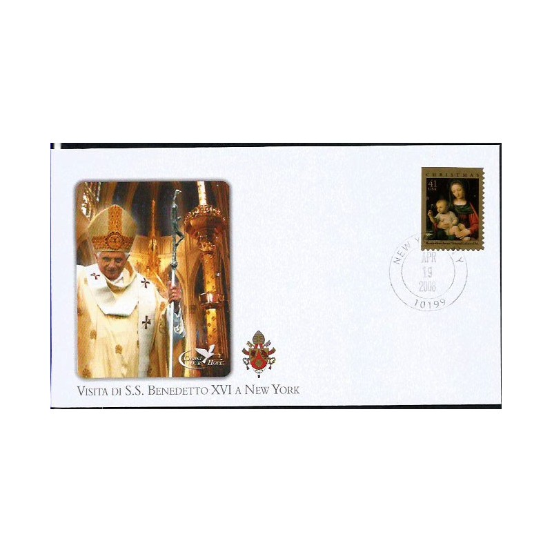 USA 2008, Papież Benedykt XVI. Koperta