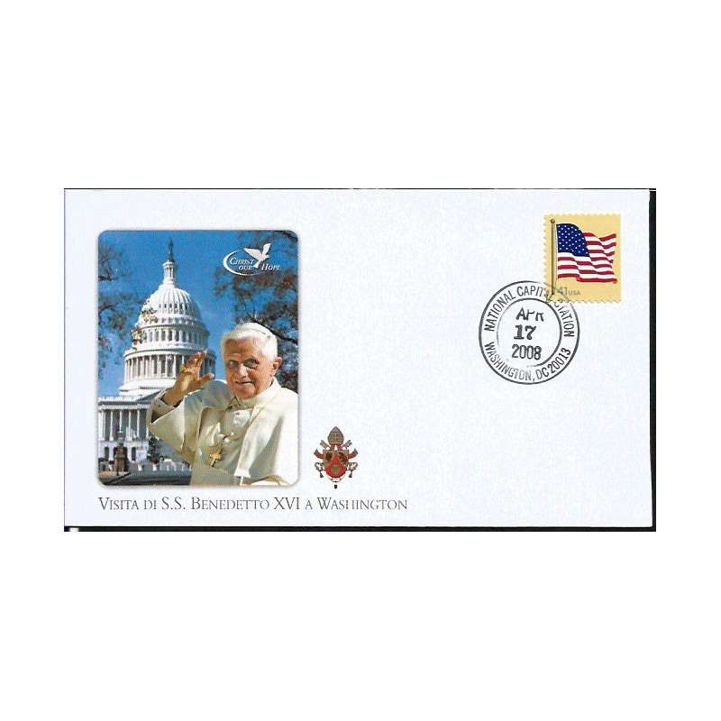 USA 2008, Papież Benedykt XVI. Koperta