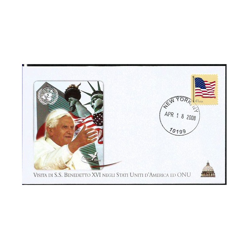 USA 2008, Papież Benedykt XVI. Koperta