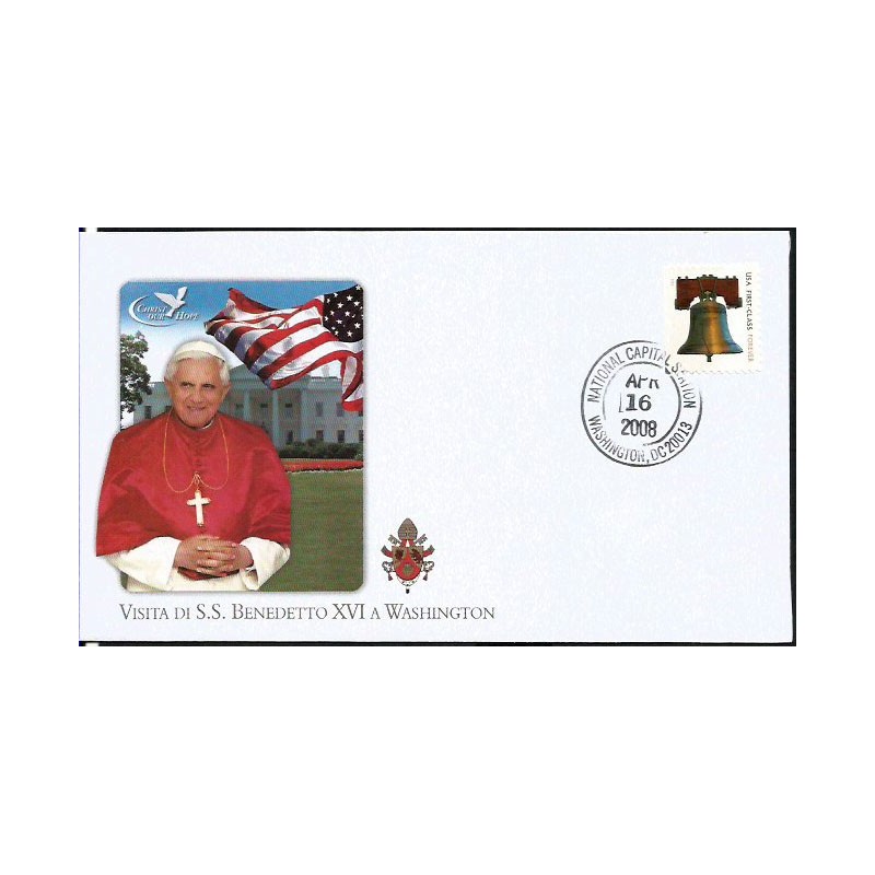 USA 2008, Papież Benedykt XVI. Koperta