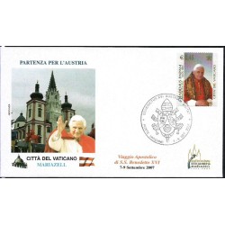 Watykan 2007, Papież Benedykt XVI, Austria. Datownik