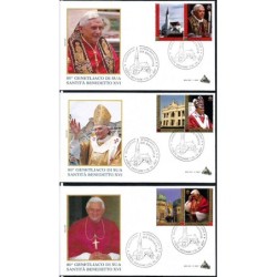 Watykan 2007, Papież Benedykt XVI, urodziny. FDC