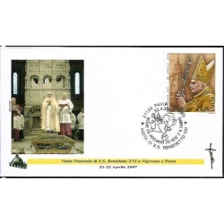 Włochy 2007, Papież Benedykt XVI. Pawia