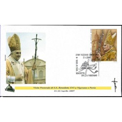 Włochy 2007, Papież Benedykt XVI. Vigevano