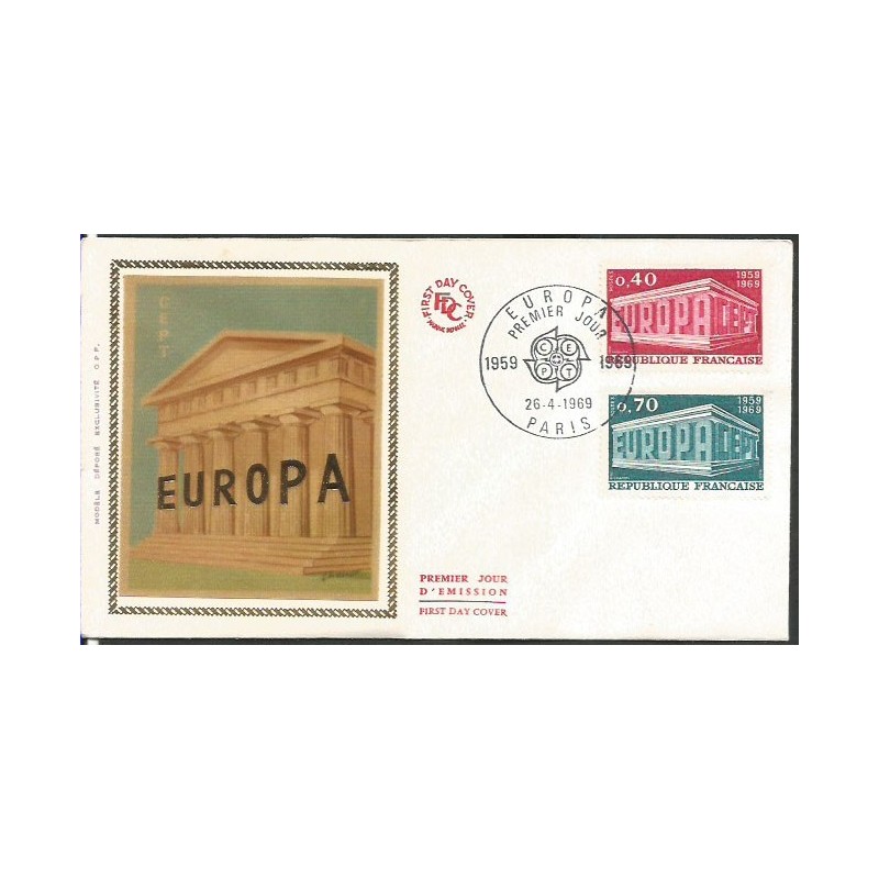 Francja 1969, EUROPA CEPT. FDC