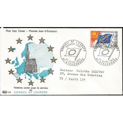 Francja 1969, Rada Europy. FDC