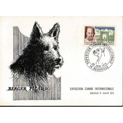 Francja 1973, Pies. Karta maksimum