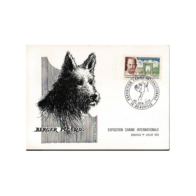 Francja 1973, Pies. Karta maksimum