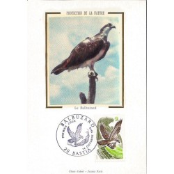 Francja 1978, Ptaki: rybołów. Karta maksimum