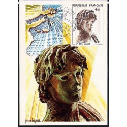 Francja 1982, Efeb. Cz. SŁANIA. Karta maksimum