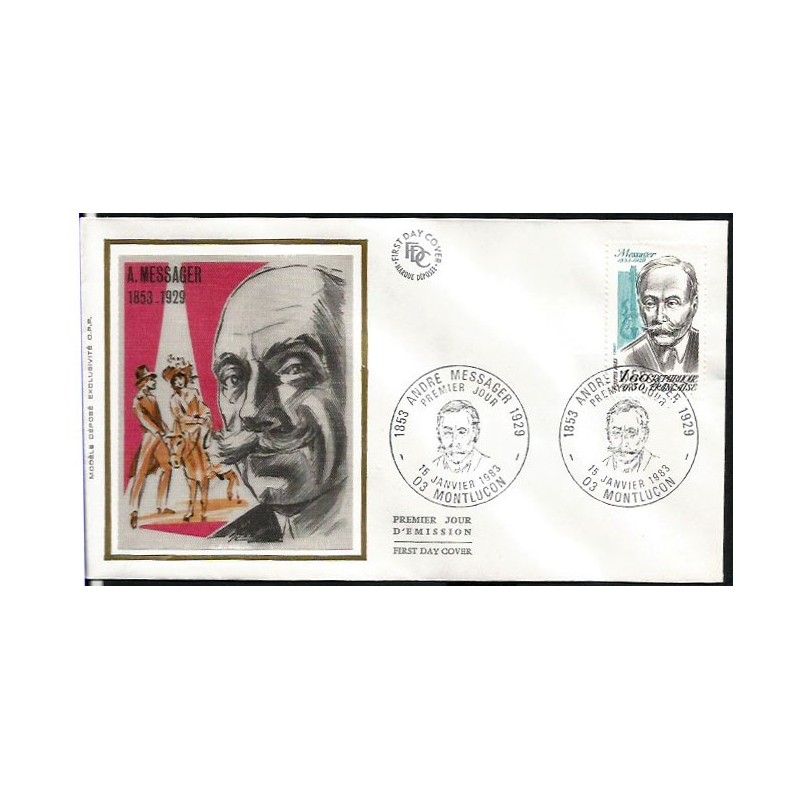 Francja 1983, A. Messager, muzyka. FDC
