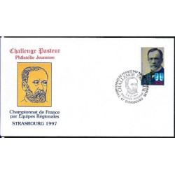 Francja 1997, L. Pasteur, chemia, biologia. Datownik