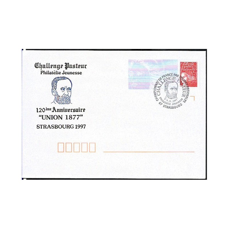 Francja 1997, L. Pasteur, chemia, biologia. Datownik