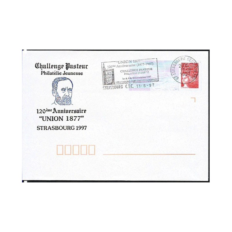 Francja 1997, L. Pasteur, chemia, biologia. Datownik