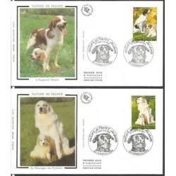 Francja 1999, Fauna: psy. FDC
