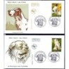 Francja 1999, Fauna: psy. FDC