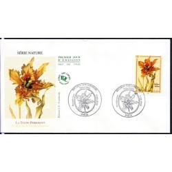 Francja 2000, Flora: kwiat tulipan. FDC
