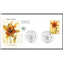 Francja 2000, Flora: kwiat tulipan. FDC