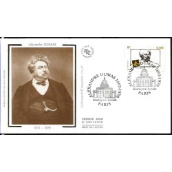 Francja 2002, A. Dumas, pisarz, literatura. FDC