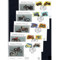 Francja 2002, Motocykle. FDC