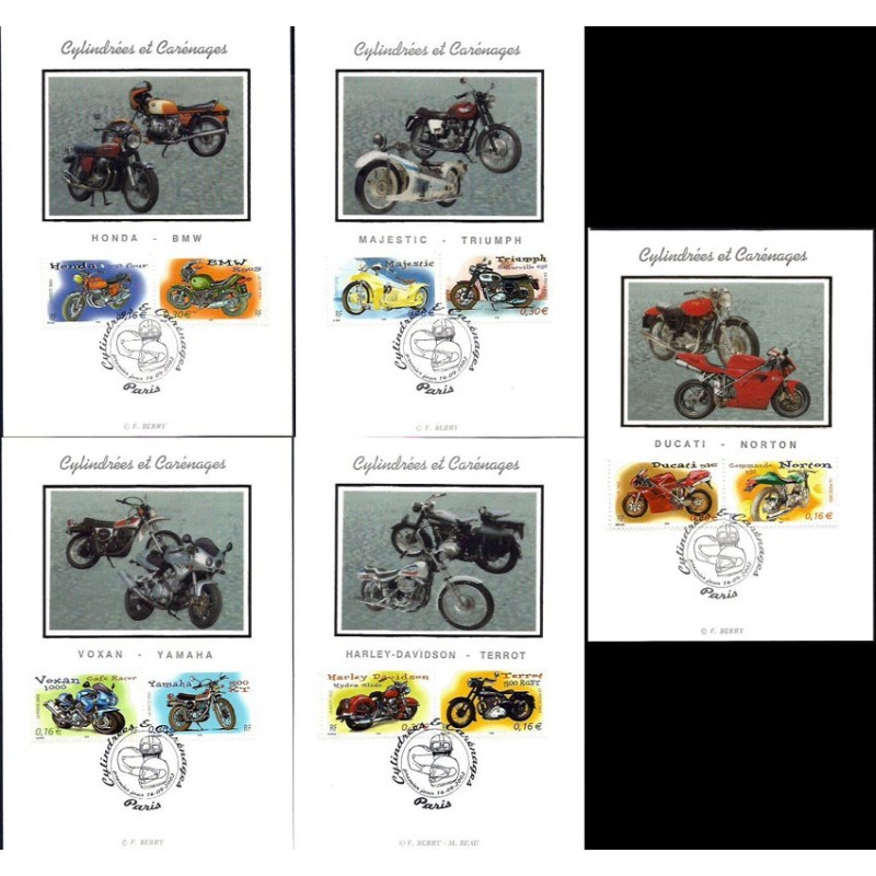 Francja 2002, Motocykle. Karty maksimum