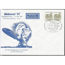 Niemcy 1987, Zeppelin, pożar Hindenburga. Frankfurt