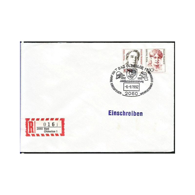 Niemcy 1992, Straż pożarna. Bad Oldesloe. Polecony