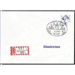 Niemcy 1992, Święta Barbara, górnictwo, ogień, świeczki. Alsdorf, polecony