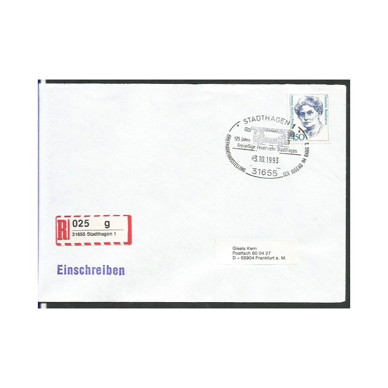 Niemcy 1993, Straż pożarna. Stadthagen. Polecony