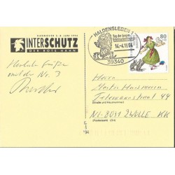 Niemcy 1994, Straż pożarna, bajka, zapałki, pożar. Haldensleben