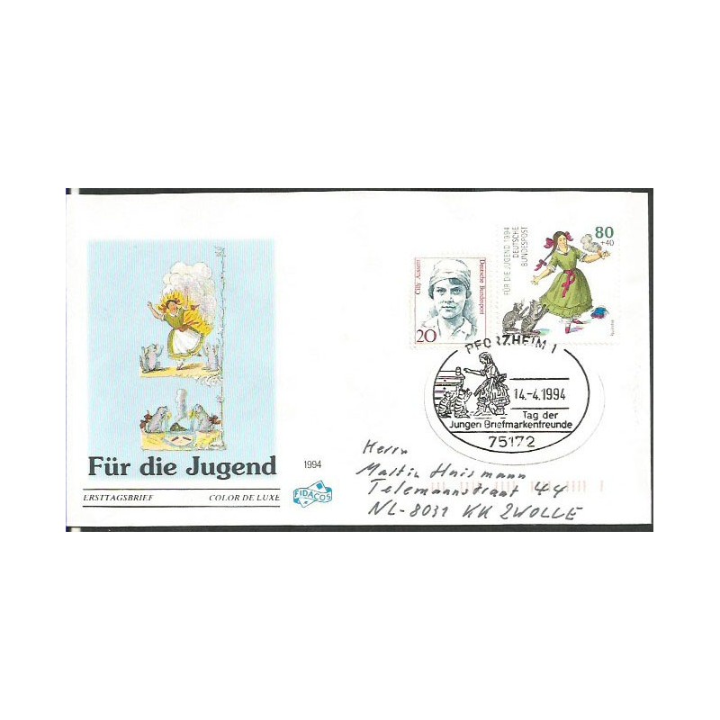 Niemcy 1994, Straż pożarna, bajka, zapałki, pożar. Pforzheim