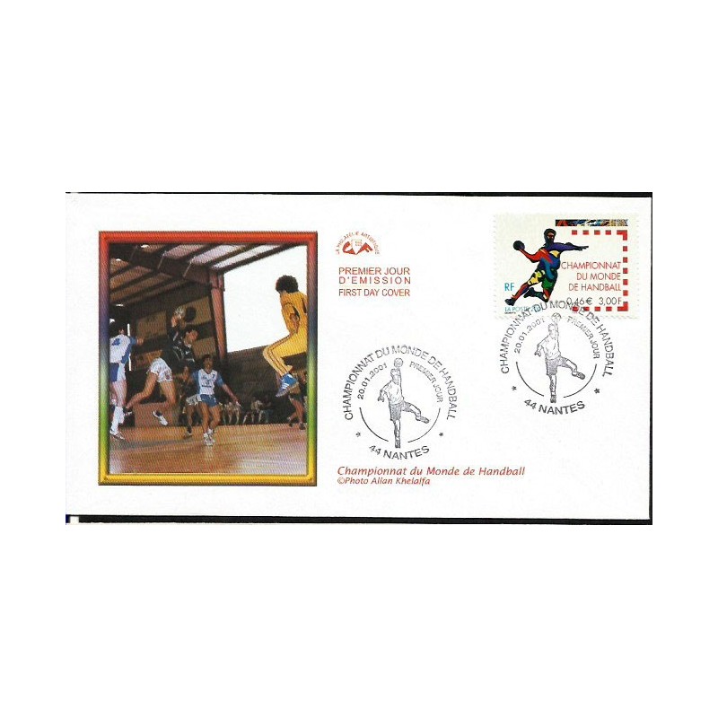 Francja 2001, Piłka ręczna, MŚ. FDC