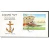 Bhutan 1982, Transport, straż pożarna, rower. FDC