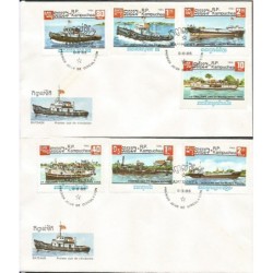 Kambodża 1985, Straż pożarna. 2 FDC