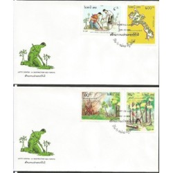 Laos 1989, Straż pożarna. 2 FDC